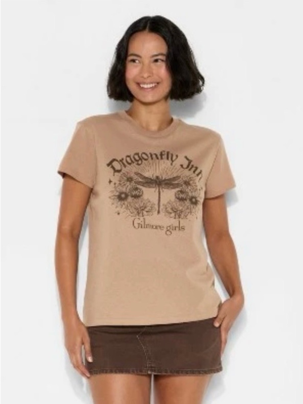 MAD Engine Tan Dragonfly Inn Graphic Tee